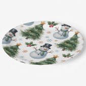 Papieren Bord - Kersttafelservies (Gekanteld)