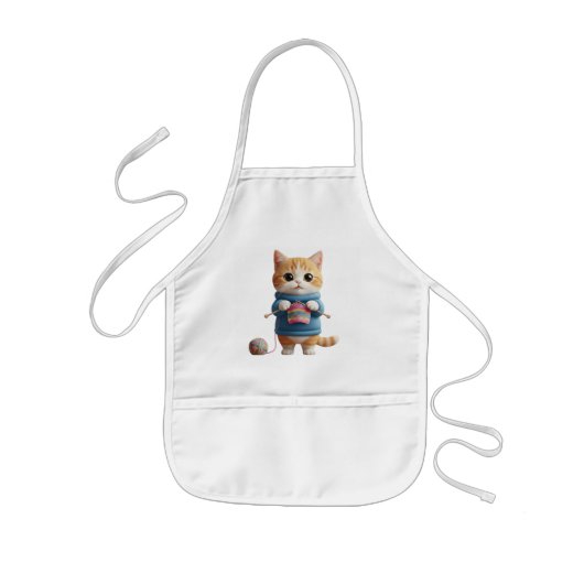 Papieren Bord Kinder Schort (Voorkant)