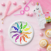 Papieren Bord - Kleurenwiel (Feest)