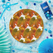 Papieren Bord - ledermozaïek voor druiven (Feest)