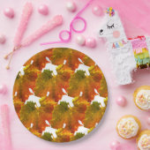 Papieren Bord - ledermozaïek voor druiven (Feest)