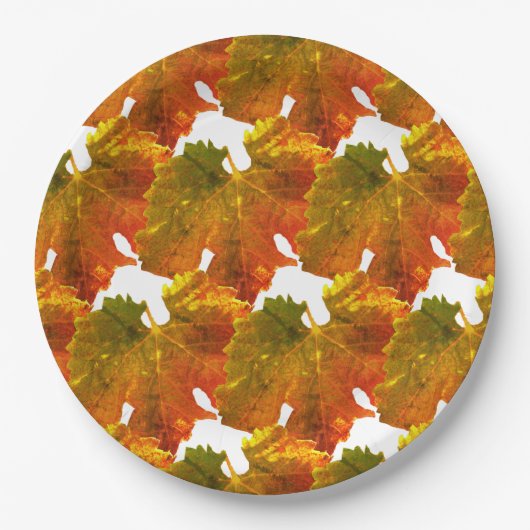 Papieren Bord - ledermozaïek voor druiven (Voorkant)