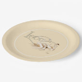 Papieren Bord-liefdeszwanen Bordje (Gekanteld)
