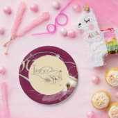 Papieren Bord-liefdeszwanen Bordje (Feest)