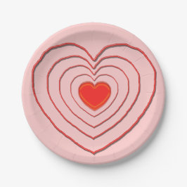 Papieren Bord - meerdere geneste harten