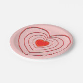 Papieren Bord - meerdere geneste harten (Gekanteld)