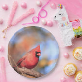 Papieren bord met afbeelding van mannelijke noorde (Feest)