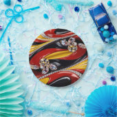 Papieren bord met Belgian Colors Design (Feest)