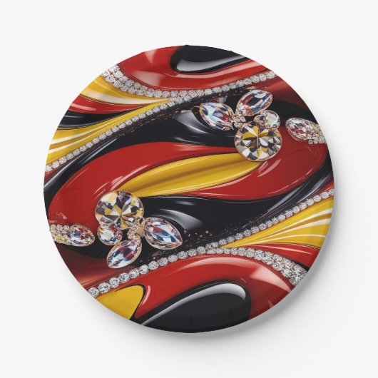 Papieren bord met Belgian Colors Design (Voorkant)