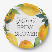 Papieren bord met citroenmotief (Voorkant)