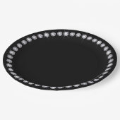 Papieren bord met diamantvormige rand en lijst (Gekanteld)