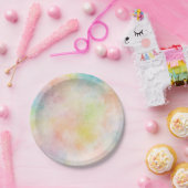 Papieren bord met een pastelvormig ontwerp met mee (Feest)