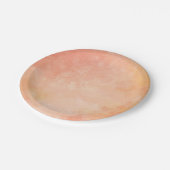 Papieren bord met een perzikontwerp voor een water (Gekanteld)