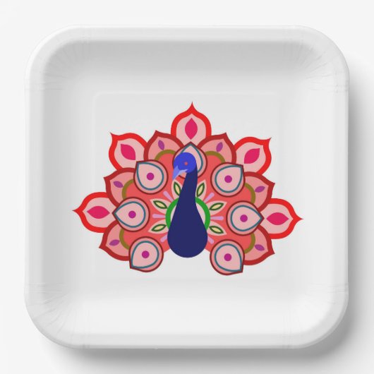 PAPIEREN BORD MET KWETTIGE KUNST VAN VOGELS EN STR (Voorkant)