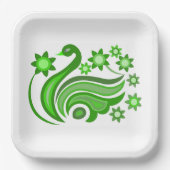 PAPIEREN BORD MET KWETTIGE KUNST VAN VOGELS EN STR (Voorkant)