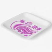 PAPIEREN BORD MET KWETTIGE KUNST VAN VOGELS EN STR (Gebogen)