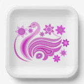 PAPIEREN BORD MET KWETTIGE KUNST VAN VOGELS EN STR (Voorkant)