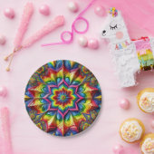 Papieren bord met LGBTQ-kleuren ontwerp (Feest)