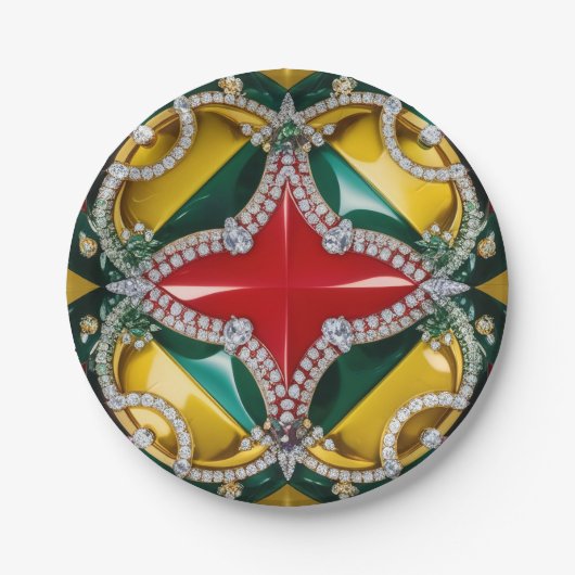 Papieren bord met Los Angeles Kleuren Ontwerp (Voorkant)