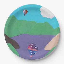 Papieren Bord met Mountain Lake Design