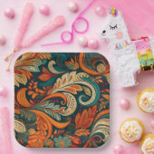 Papieren bord met paisleywerveling (Feest)