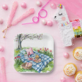 Papieren bord met picknickthema (Feest)