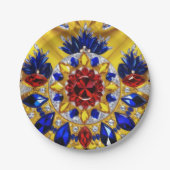 Papieren bord met Roemeense kleuren Design (Voorkant)