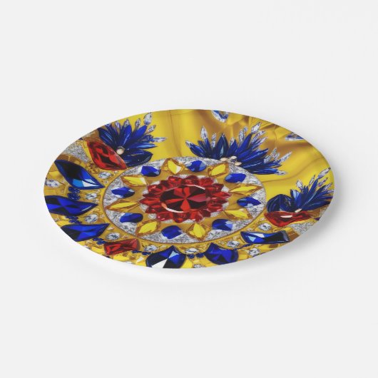 Papieren bord met Roemeense kleuren Design (Gekanteld)