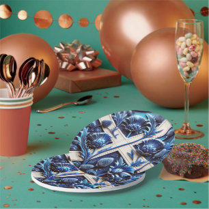 Papieren bord met Scottish Thistles Design