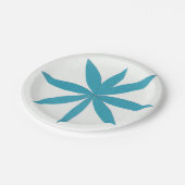 Papieren Bord met Turquoise Star (Gekanteld)