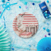 Papieren Bord met waterverf Duck (Feest)