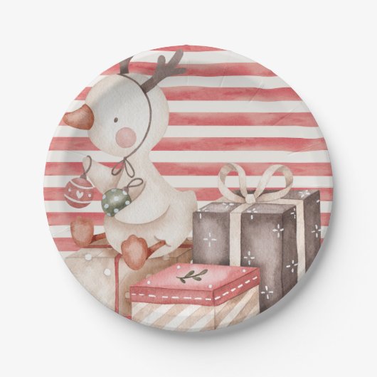 Papieren Bord met waterverf Duck (Voorkant)