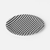 Papieren bord met zwarte en witte strepen (Gekanteld)