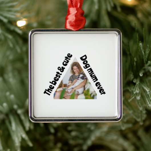 Papieren Bord Metalen Ornament (Boom)