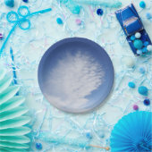 Papieren bord mooie wolken (Feest)