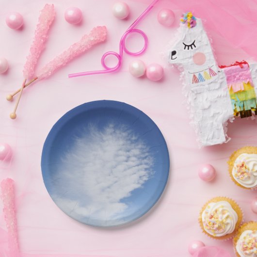 Papieren bord mooie wolken (Feest)