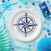 Papieren Bord - Nautisch kompas (Feest)