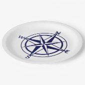 Papieren Bord - Nautisch kompas (Gekanteld)