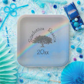 Papieren Bord - Okeboom- en gebeurtenisnaamdatums (Feest)