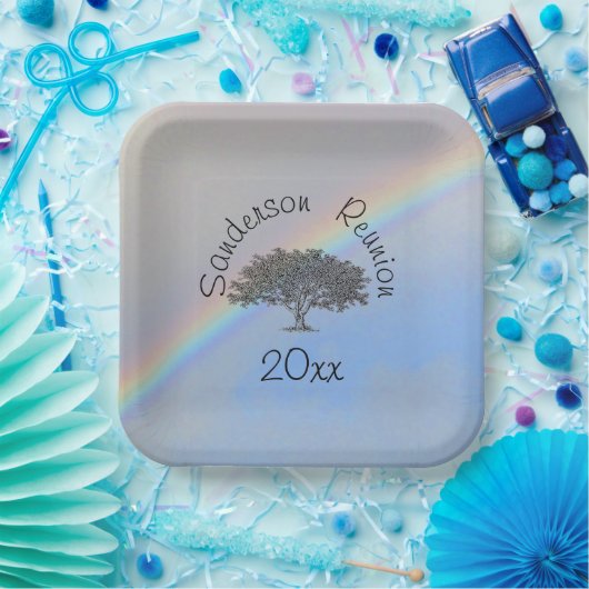 Papieren Bord - Okeboom- en gebeurtenisnaamdatums (Feest)