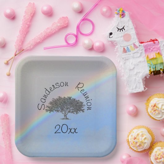 Papieren Bord - Okeboom- en gebeurtenisnaamdatums (Feest)