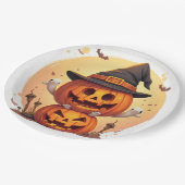 Papieren bord om Halloween-dag uit te drukken (Gekanteld)