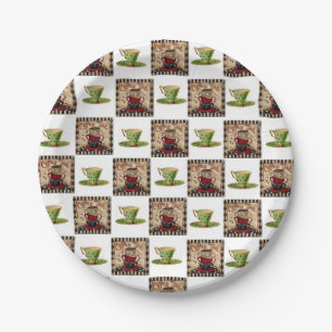 Papieren Bord ontbijtkoffie