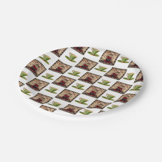 Papieren Bord ontbijtkoffie (Gekanteld)