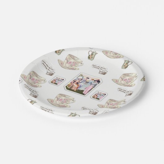 Papieren Bord ontbijtthee (Gekanteld)