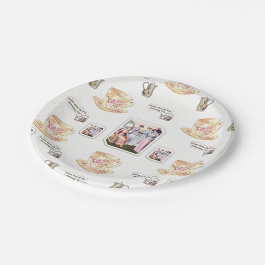 Papieren Bord ontbijtthee (Gekanteld)