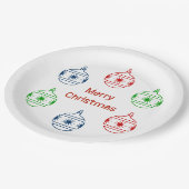 Papieren Bord - Ornamenten met boomstructuur en gr (Gekanteld)