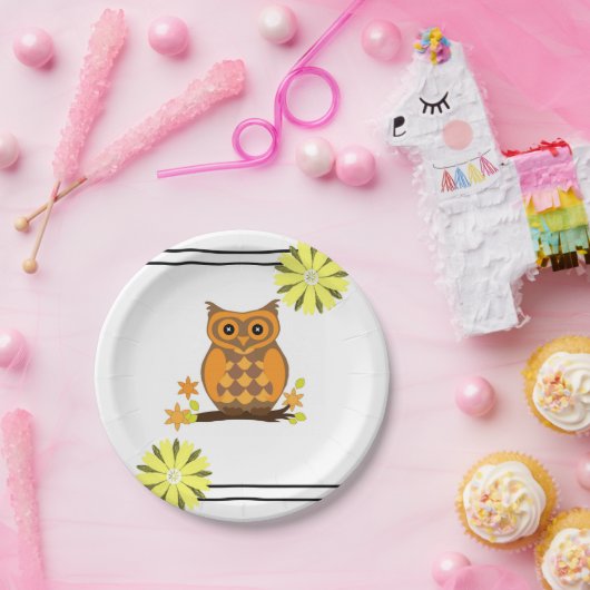 Papieren Bord Owl (Feest)