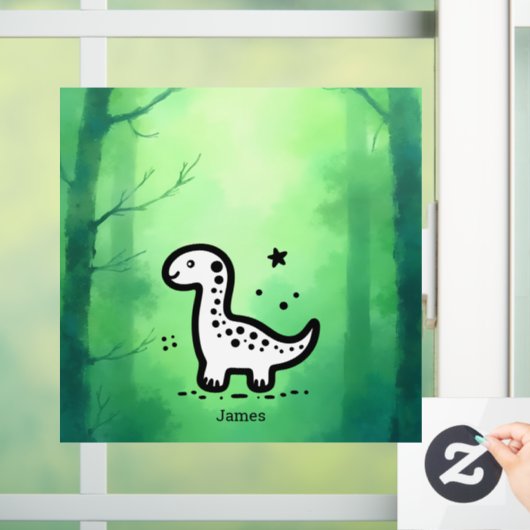 Papieren Bord Raamsticker (Huis)