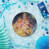 Papieren bord Radha en Krishna (Feest)
